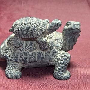 Elegant Stone Turtle Sculpture